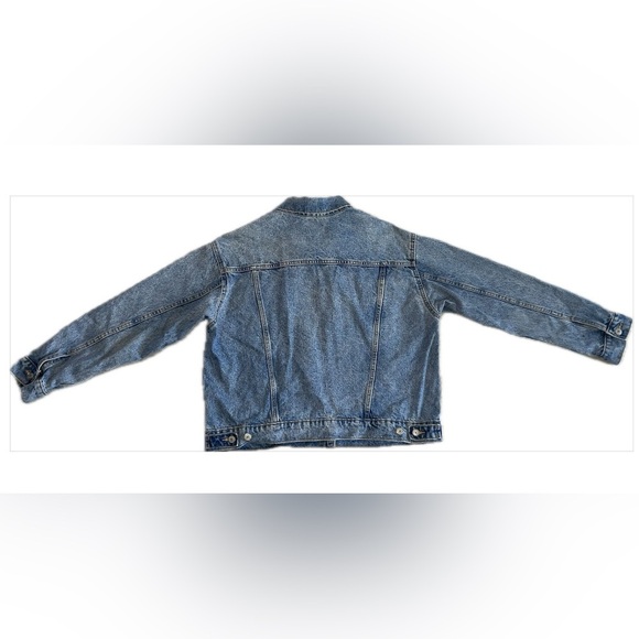 Old Navy Classic Light Blue Jean Denim Jacket size L - Picture 5 of 5